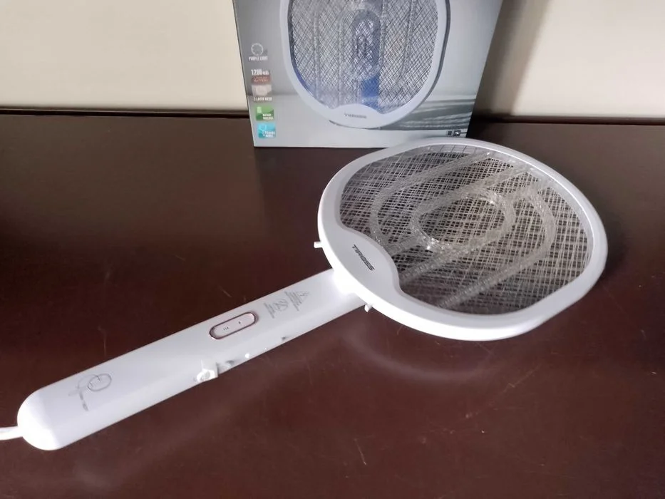 ŁAPKA OWADOBÓJCZA elektryczna packa składana tiross na muchy komary ta – zdjęcie 4