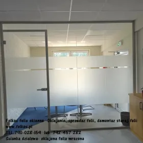 Folia biały mat - folie matowe białe -Folie matowe szare, folie matowe czarne-Usługa oklejania szyb-Folkos folie okienne Warszawa 