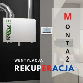 Rekuperacja Wentylacja System dla domu GRATIS czujnik CO2 i wilgoci
