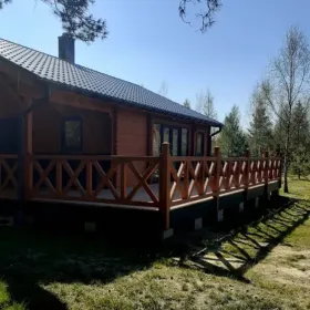Domek w lesie - chata nad jeziorem - agroturystyka - kajaki - rowery