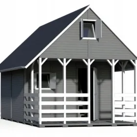 Domek ogrodowy Zylajek do samodzielnego montażu 1 400 x 600 cm