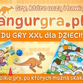 MEGA GRY XXL dla DZIECI do skakania wielki format - KangurGra.pl do nauki i zabawy