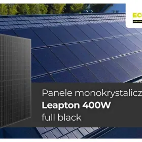 Panele fotowoltaiczne Leapton 400W, full black, fotowoltaika