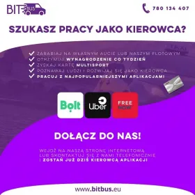 Kierowca kat.B Rekomendowany Partner BOLT/FreeNow - BitBus