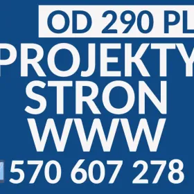 Stwórz swoją stronę internetową za jedyne 290 PLN
