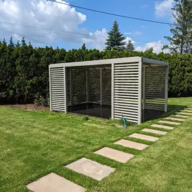 Konstrukcje stalowe wiaty użytkowe zadaszenia spawanie tablice pergole