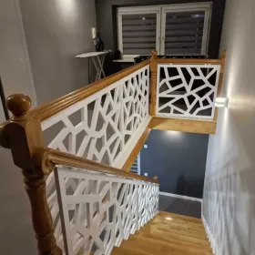 Renowacja balustrady, wymiana tralek na wkłady, balustrady