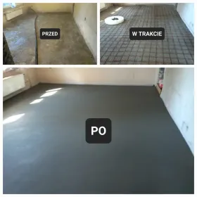 Skuwanie, wywóz gruzu, chudziak, styrobeton, wylewka