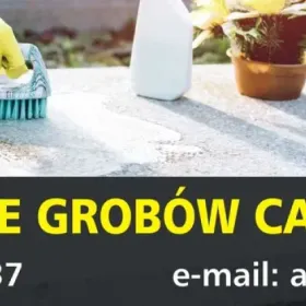 Porządkowanie grobów, sprzątanie całoroczna opieka Mińsk Maz i okolice