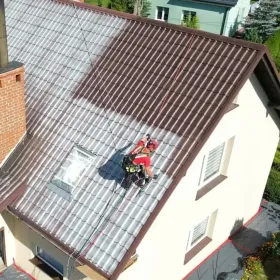 Malowanie dachu, mycie dachu, mycie elewacji