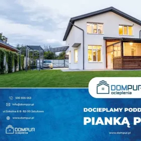 Ocieplenia pianką PUR, ocieplenie poddasza, izolacje natryskowe