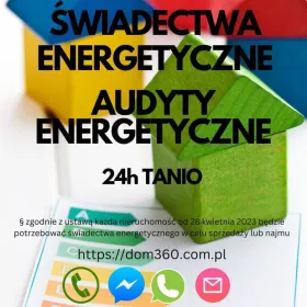 Świadectwo charakterystyki energetycznej Audyt Energetyczny Termowiz