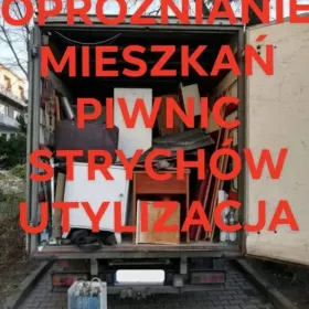 Sprzątanie Utylizacja,wywóz,mebli,,sprzętu AGD/RTV"Wywozimy WSZYSTKO