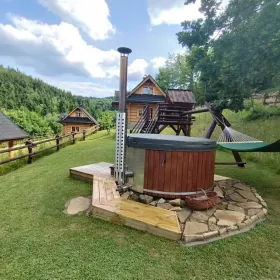 Domek Na Weekend Noclegi Domki Na Wynajem z Jacuzzi Miejsce z Klimatem