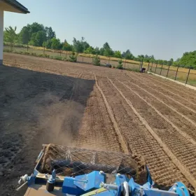 Usługi glebogryzarką separacyjną,glebogryzarka,zakładanie trawników