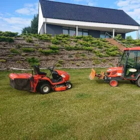 koszenie traw, przycinanie żywopłotów pielęgnacja ogrodów, mulczowanie