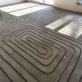 Frezowanie pod ogrzewanie podłogowe. Frezowanie. Ogrzewanie podłogowe