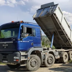 Transport kruszyw, ziemia, piasek, kamień, transport niskopodłogowy