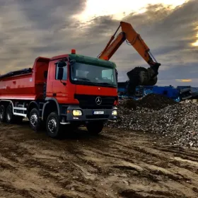 Transport wywrotka. Usługi Transportowe materiałów sypkich