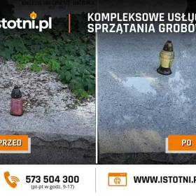 Sprzątanie grobów Toruń, całoroczna opieka nad grobami