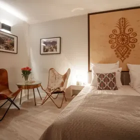 Romantyczny pokój z klima, apartament z tarasem, godzin, nocleg, Wi-fi